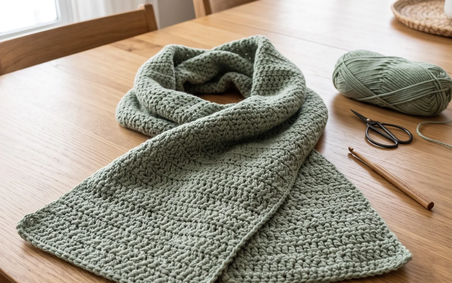 Easy Canyon Trail Scarf Crochet Pattern: Step-by-Step