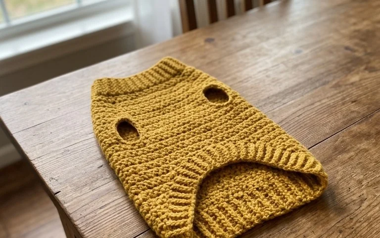 Easy Crochet Dog Sweater Pattern: Large to XX Large Sizes
