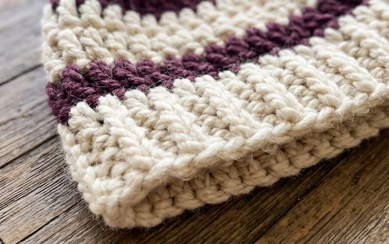 Love This Chunky Yarn Crochet Hat Pattern Free