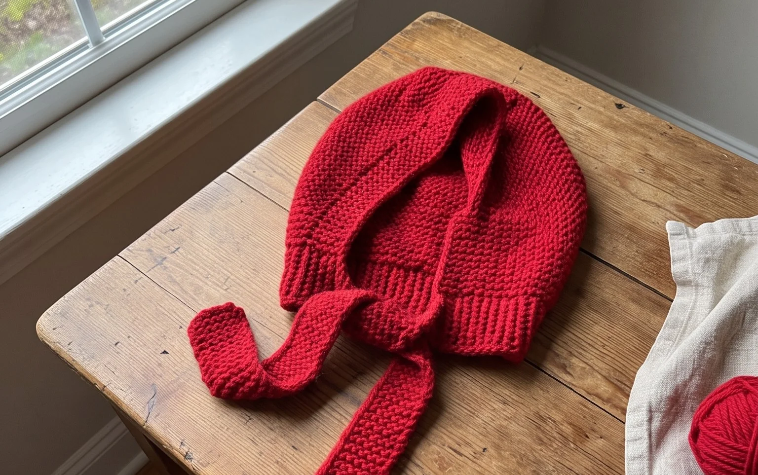 Easy Garter Stitch Sophie Hood Knitting Pattern Free