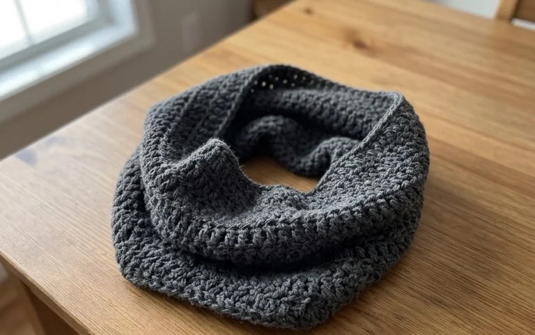The Pineapple & Pine Cowl: Free Beginner Crochet Pattern