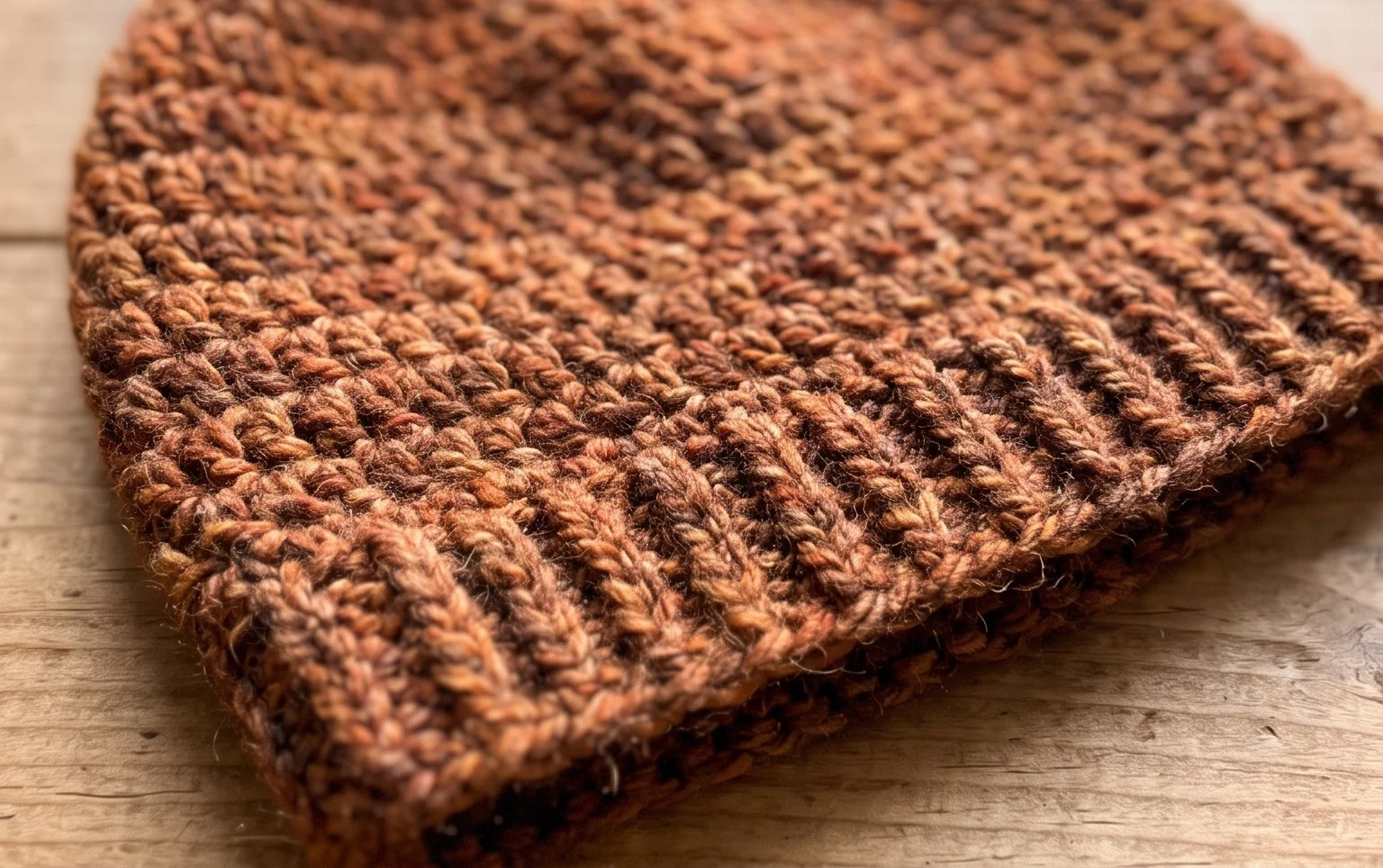 Fall Colored Beanie Free Crochet Patterns