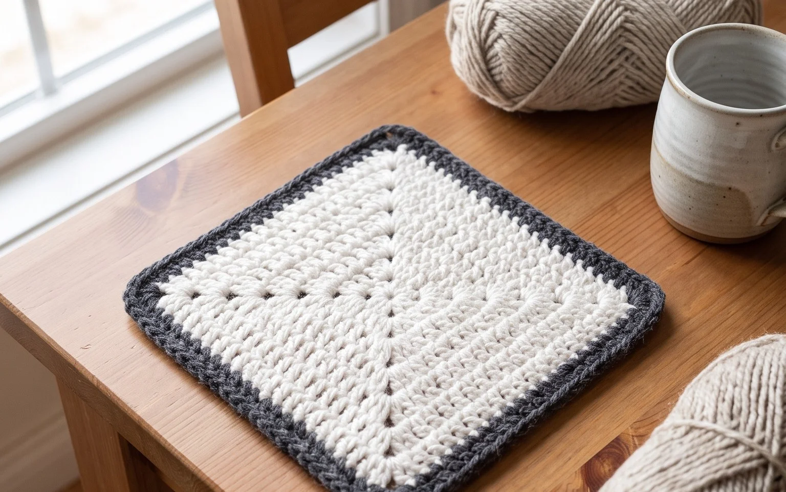 Easy Country Crochet Hot Pad: Free Beginner Pattern
